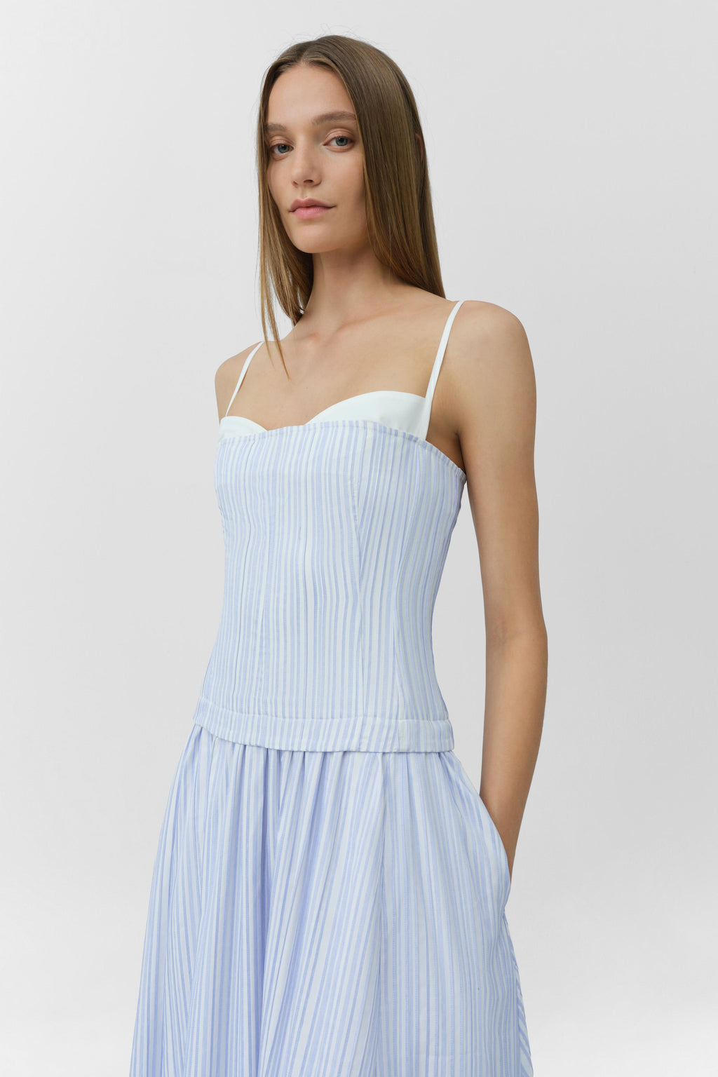 Quinlin Bustier Midi Dress