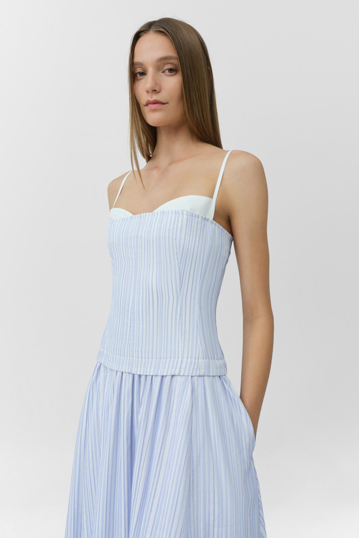 Quinlin Bustier Midi Dress