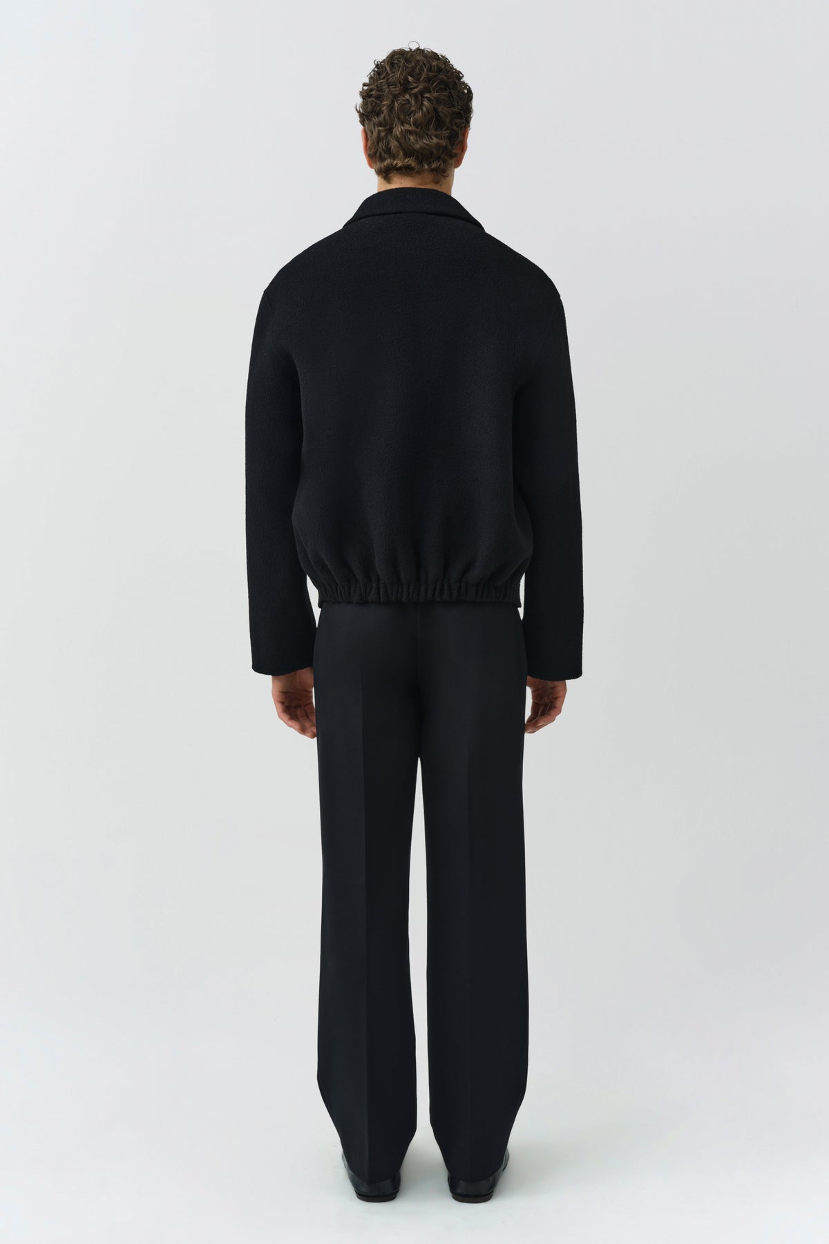 Quinn Zip Front Wool Jacket