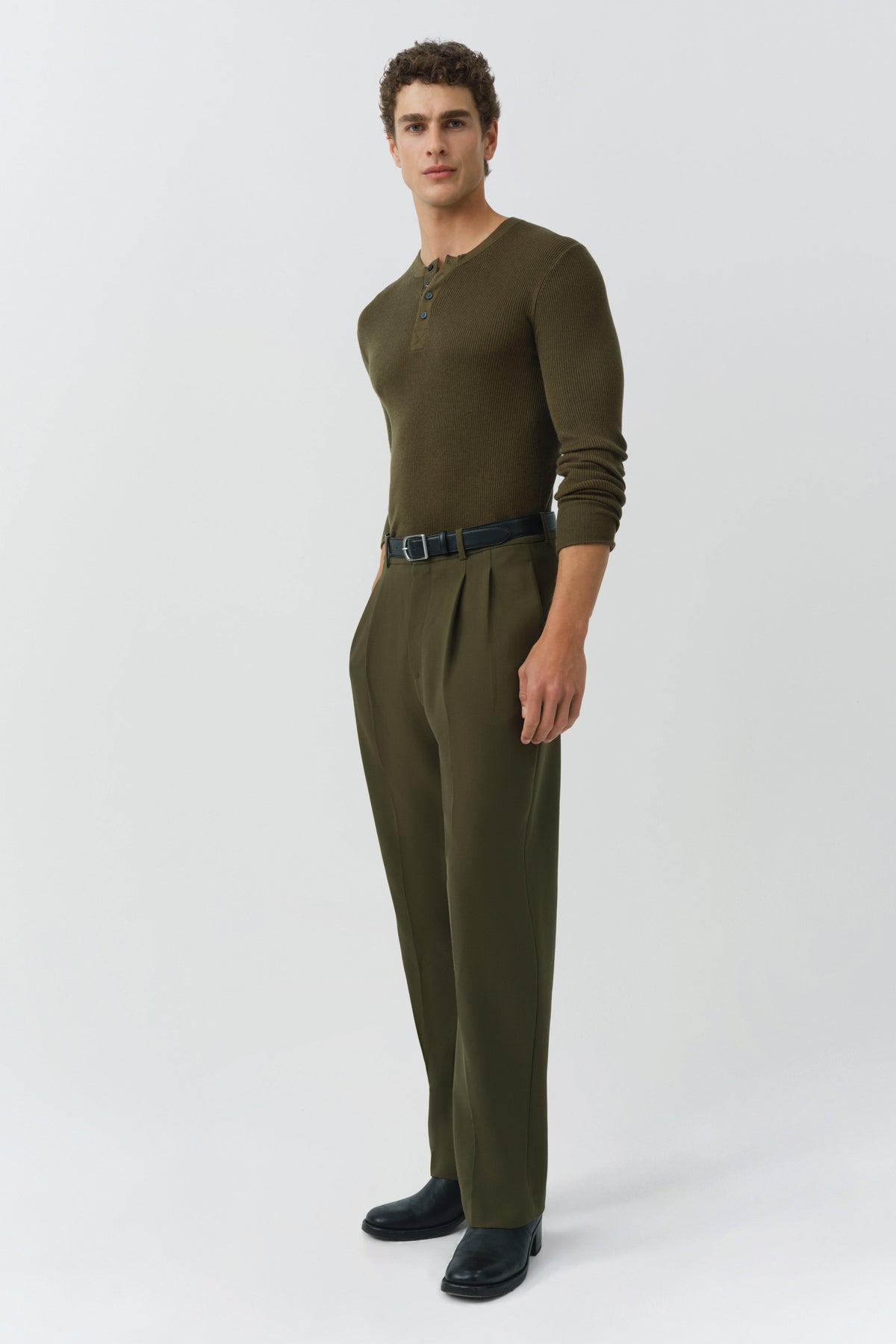 Hezekiah Silk Cashmere Henley