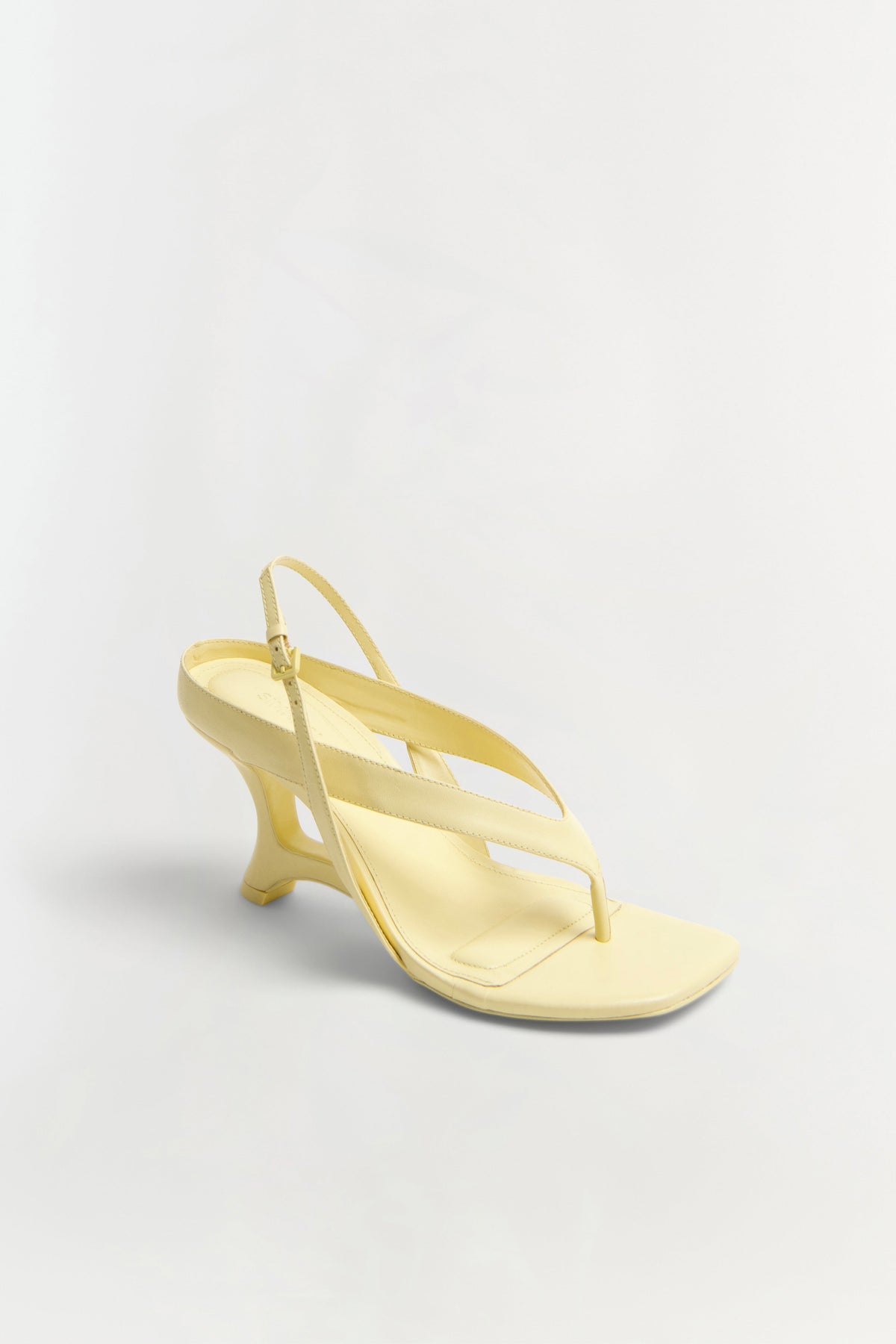 Darya Leather Wedge Thong Sandal