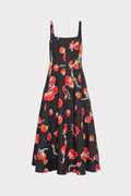 Nia Printed Midi Dress
