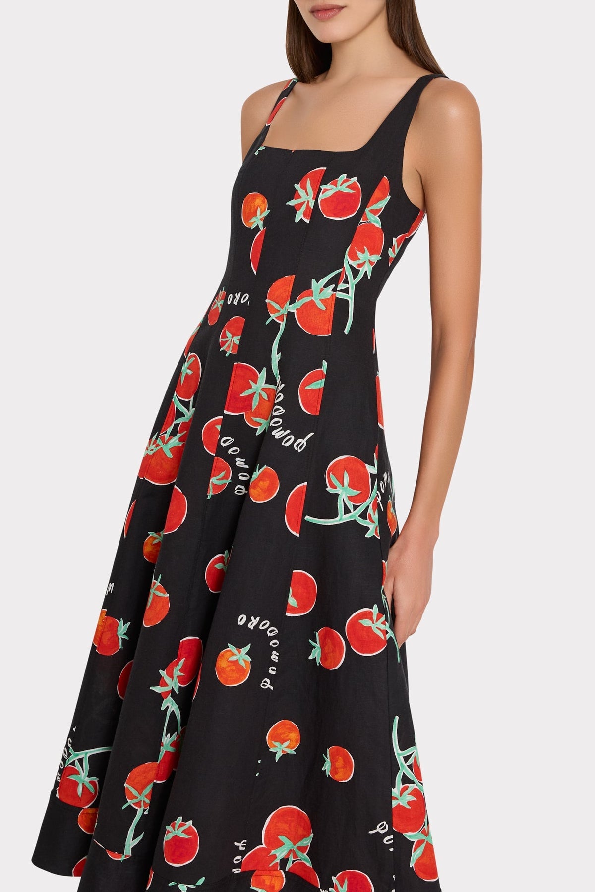 Nia Printed Midi Dress