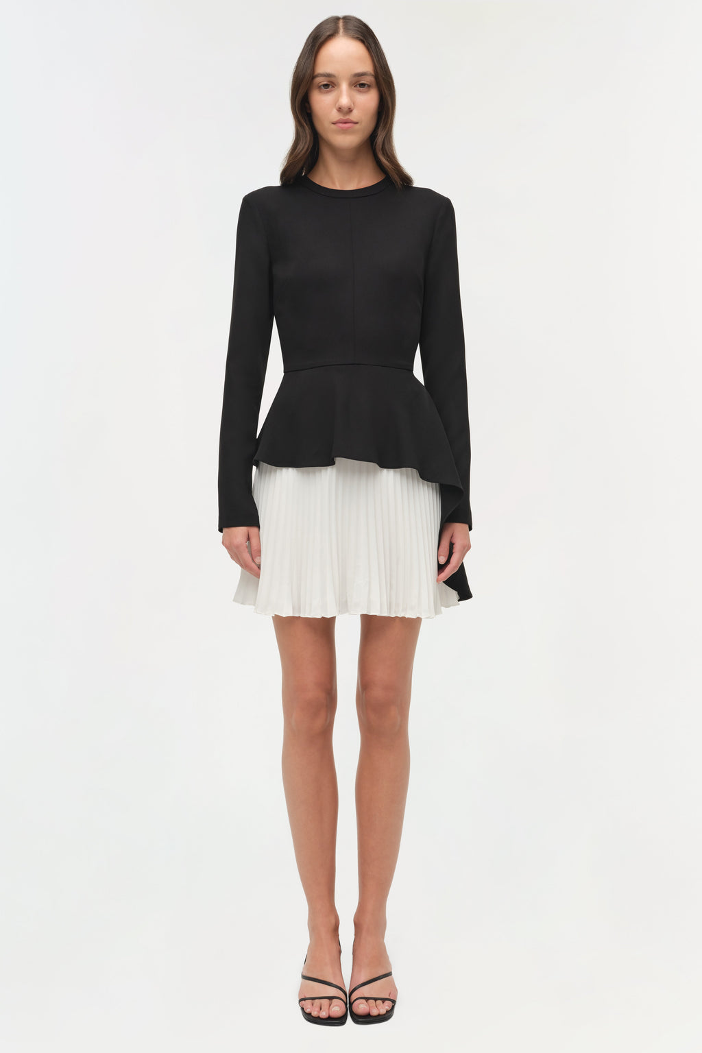 Amberly Pleated Mini Dress