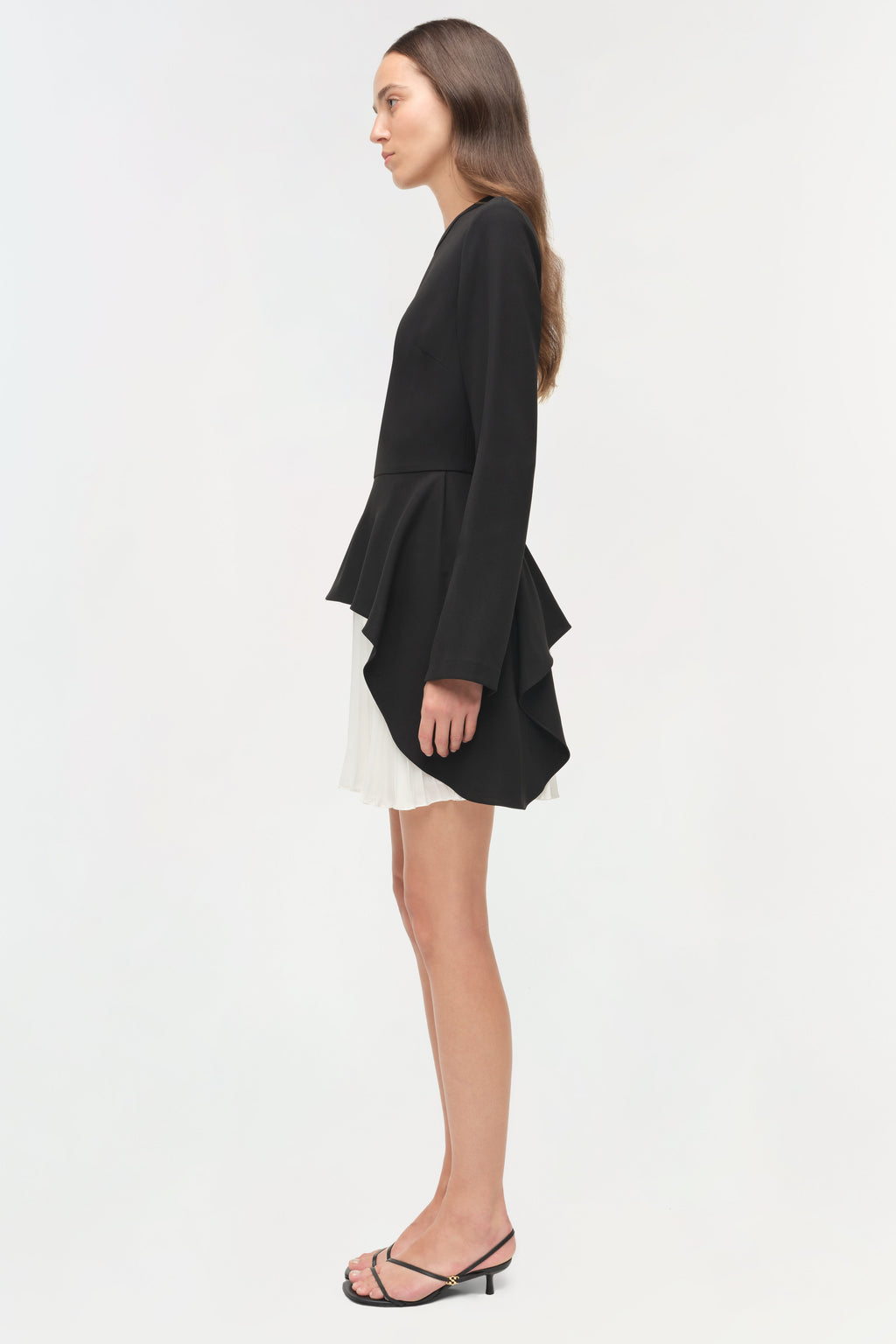 Amberly Pleated Mini Dress