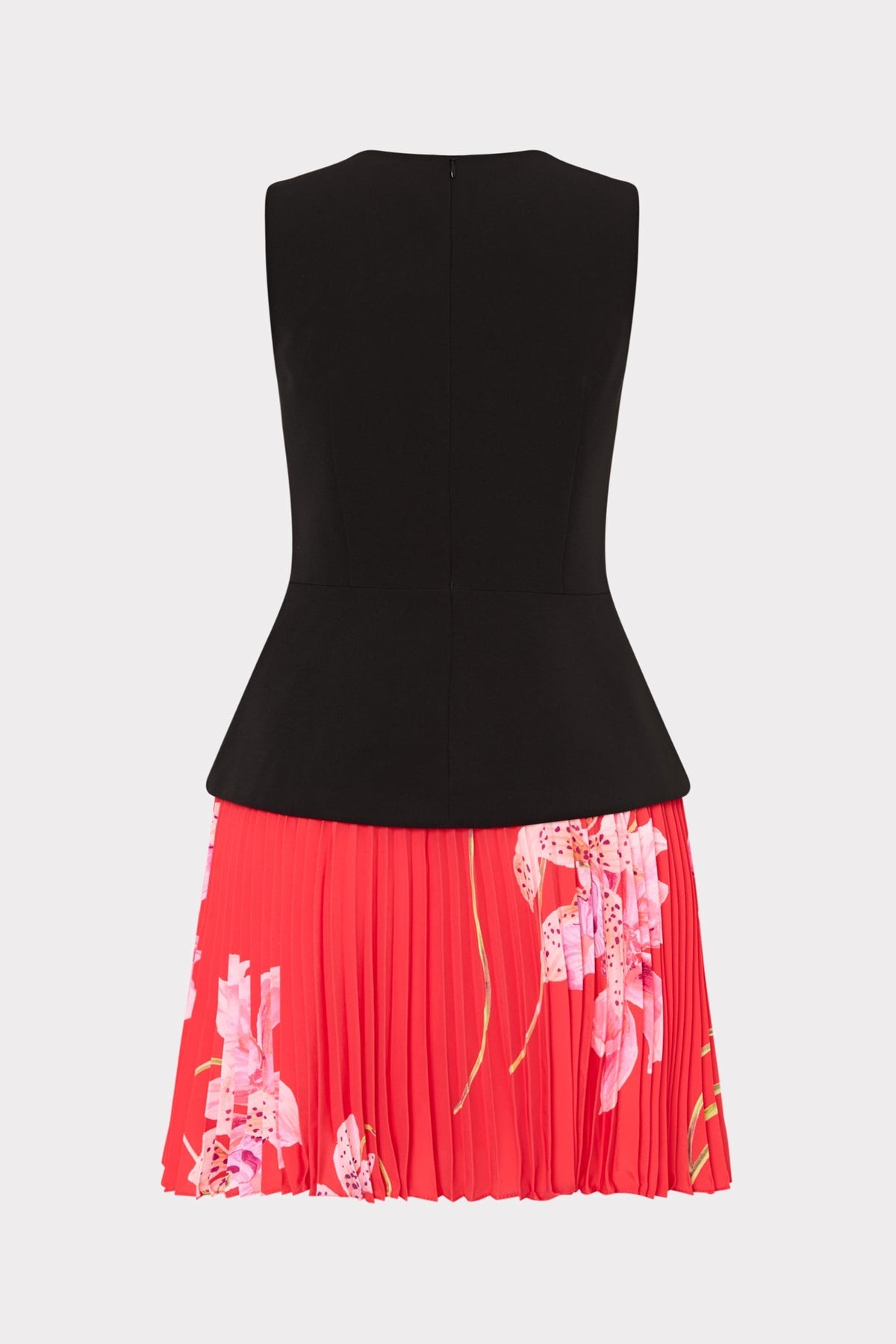 Haddy Printed Pleated Mini Dress