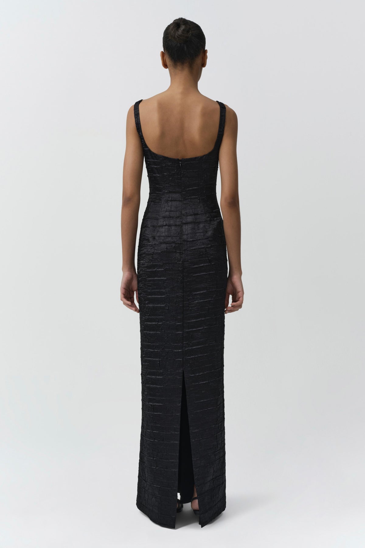 Martina Embellished Satin Gown