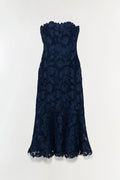 Valletta Strapless Embroidered Dress