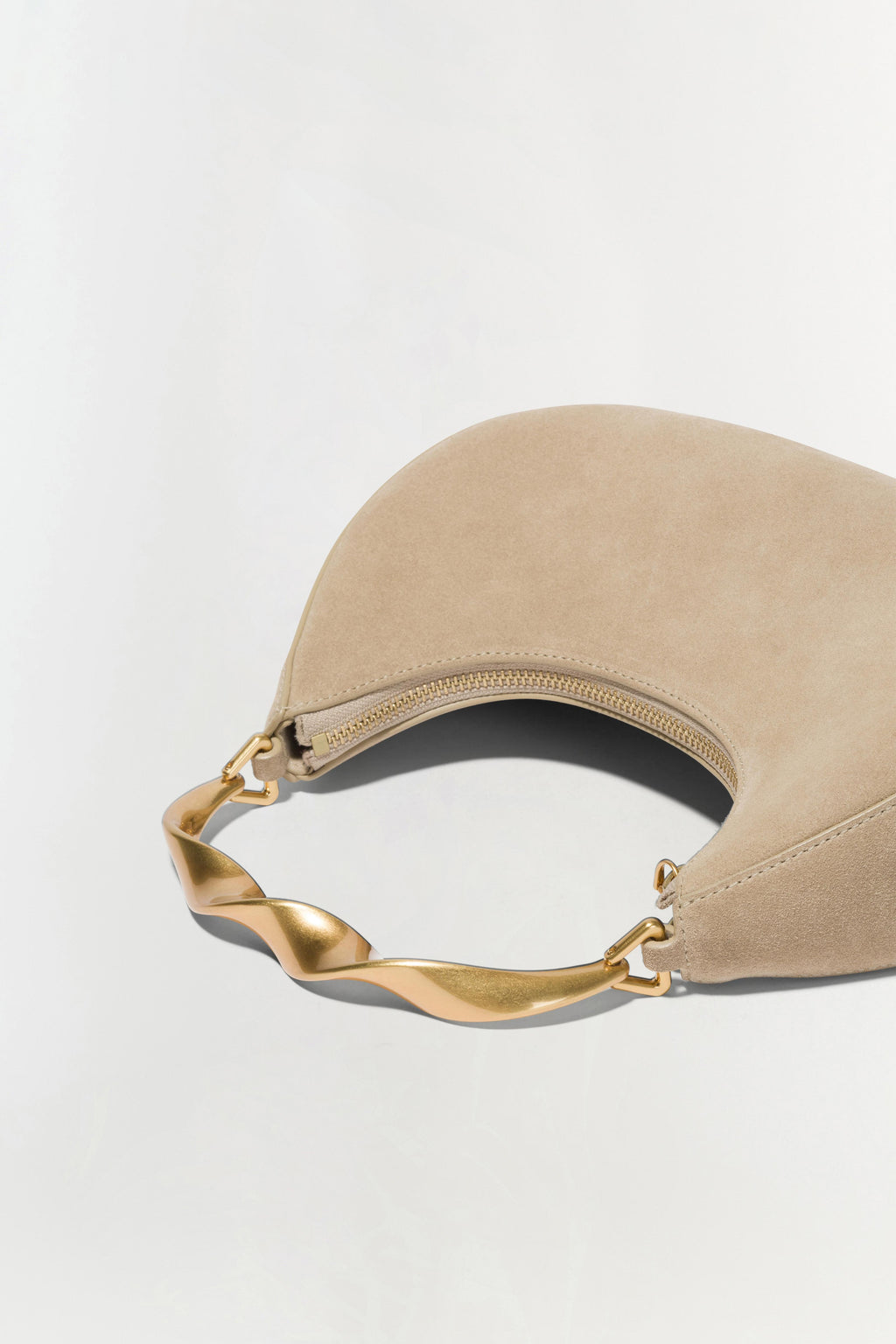 Nixi Suede Crescent Bag