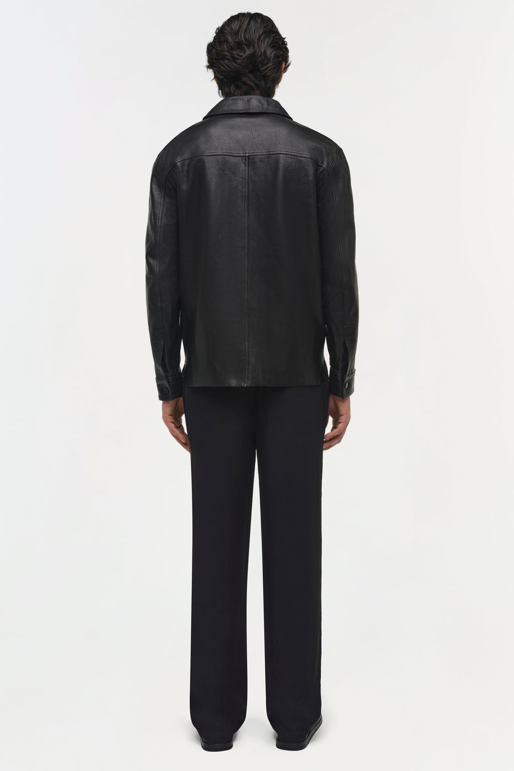 Gibson Leather Shirt Jacket