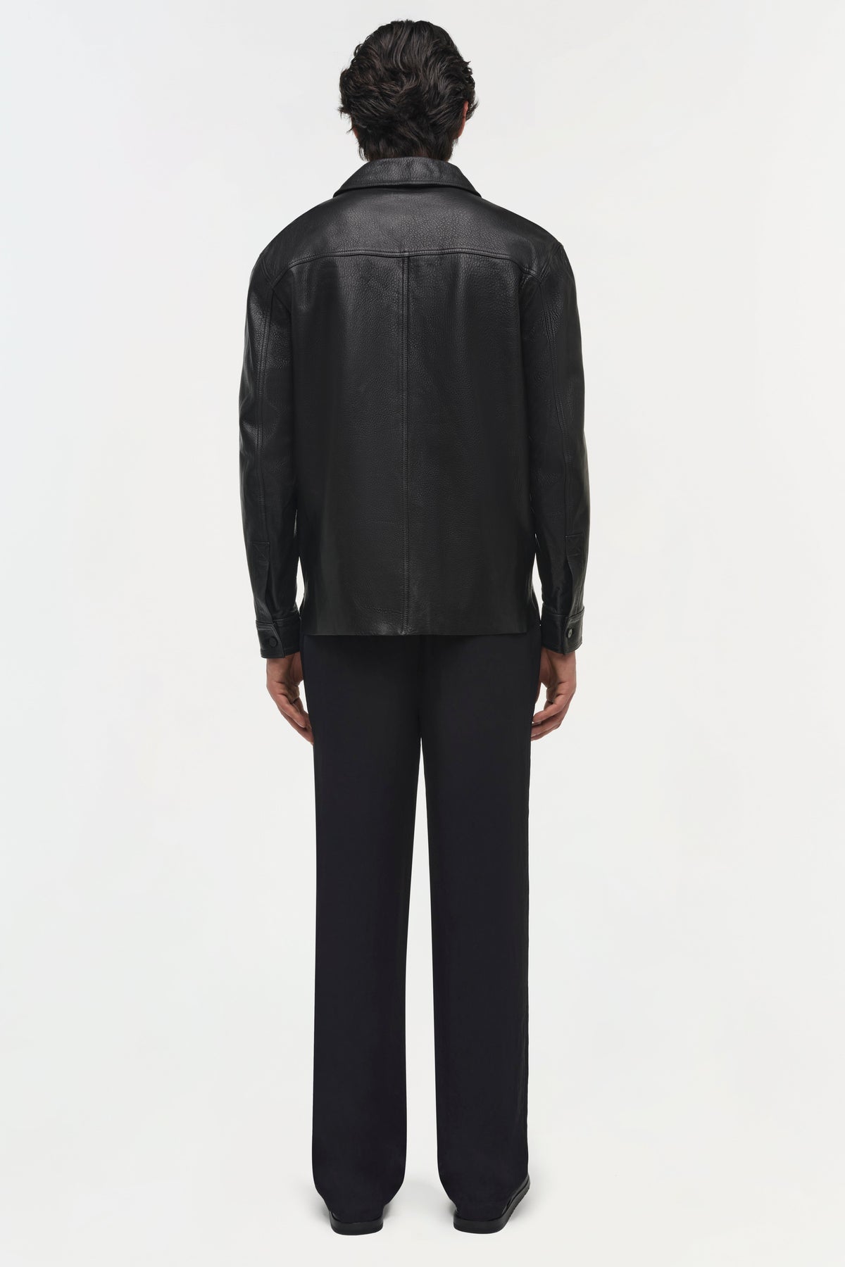 Gibson Leather Shirt Jacket