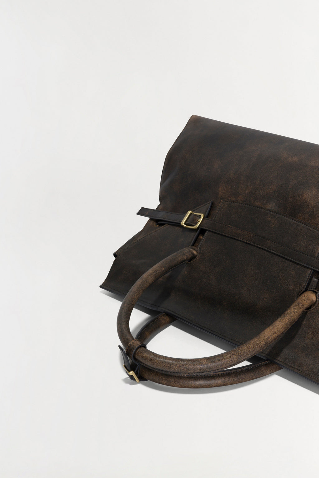 River Leather Weekender Tote