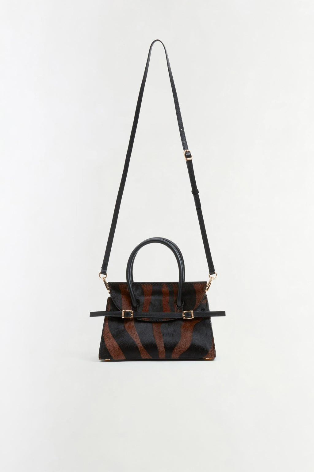 River Calf Hair Top Handle Bag