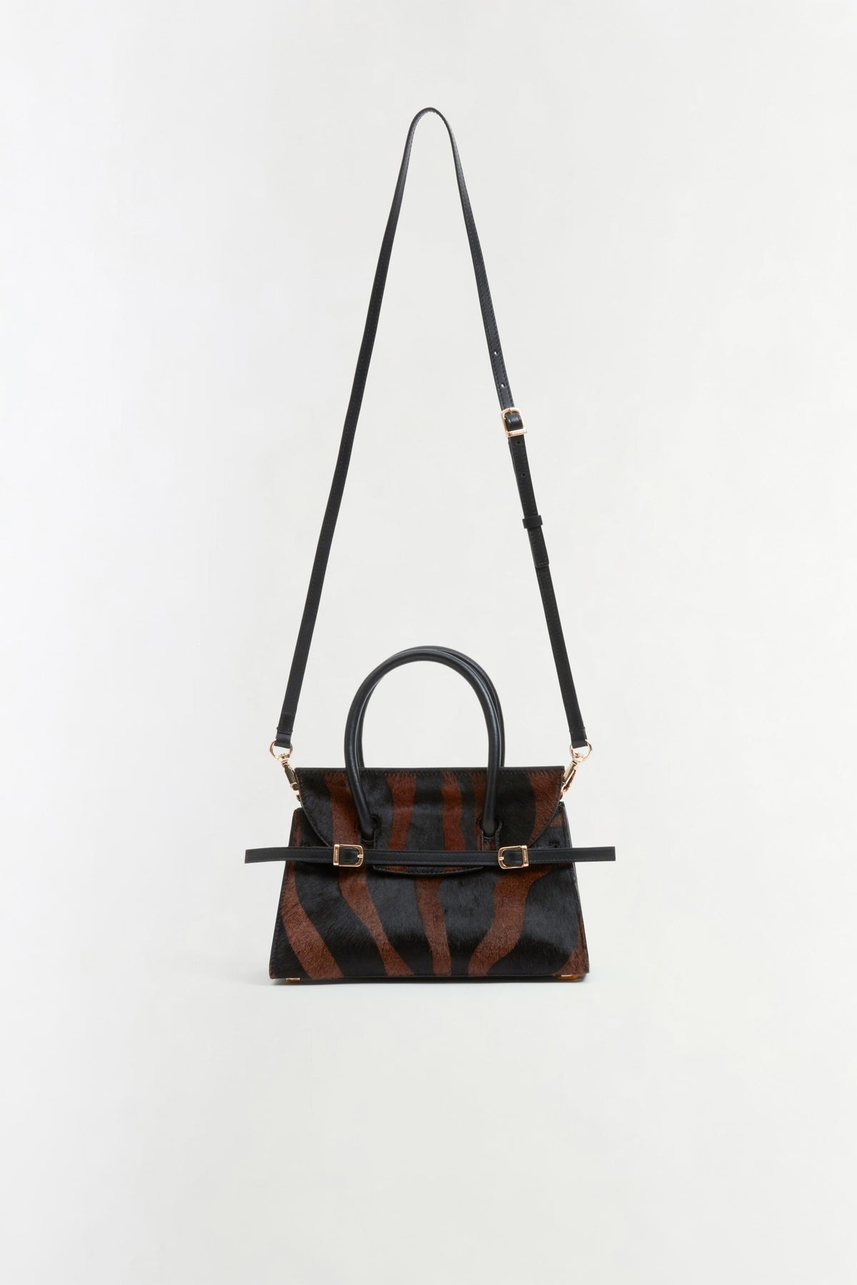 River Calf Hair Top Handle Bag