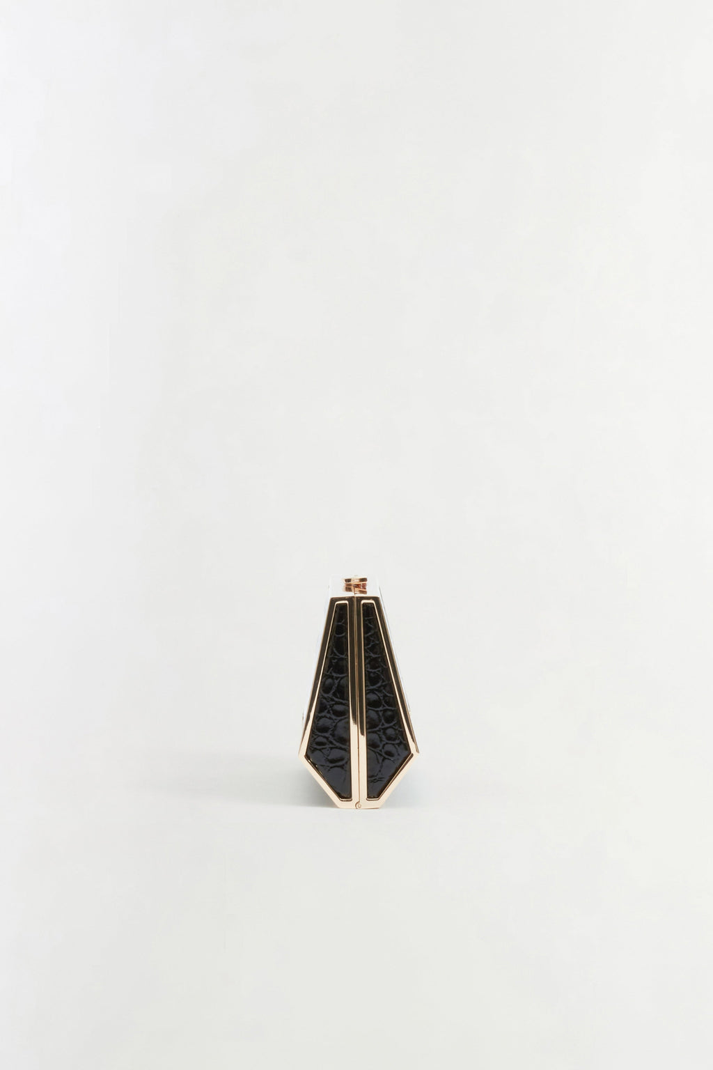 Maddox Croc-Embossed Leather Clutch