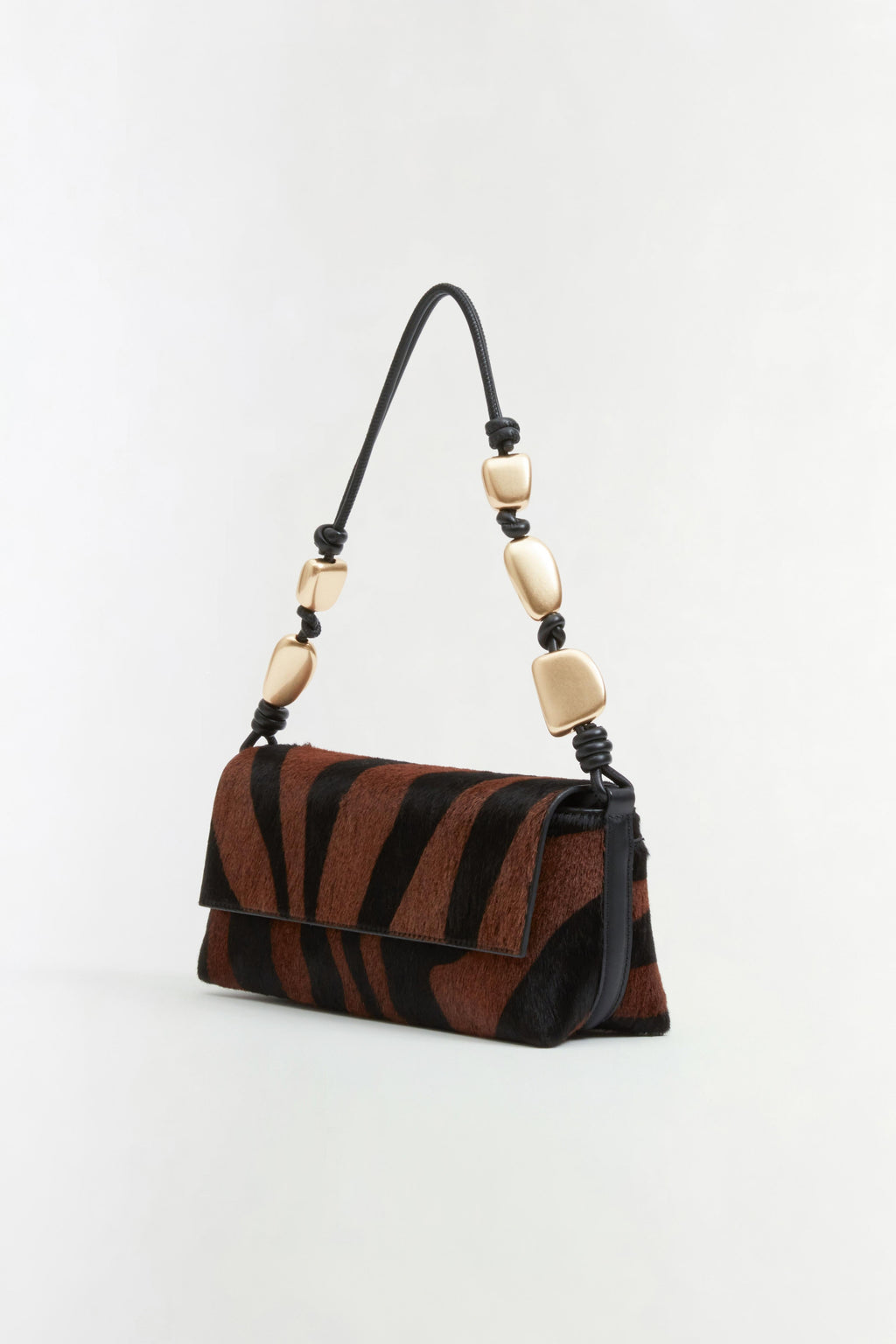 Piedra Calf Hair Shoulder Bag