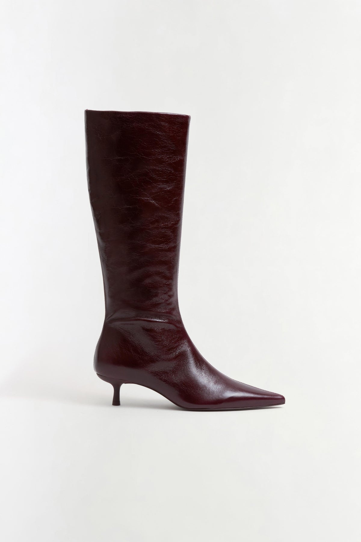 Janine Leather Knee High Boot
