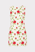 Ivette Rose Embroidered Mini Dress