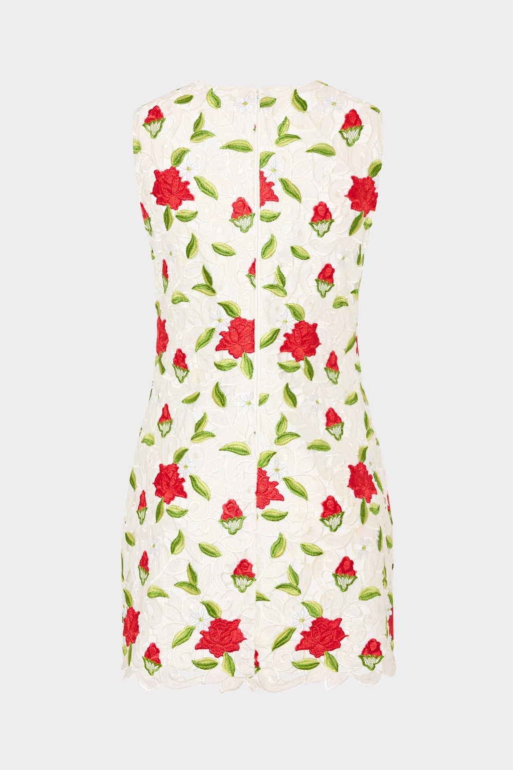 Ivette Rose Embroidered Mini Dress