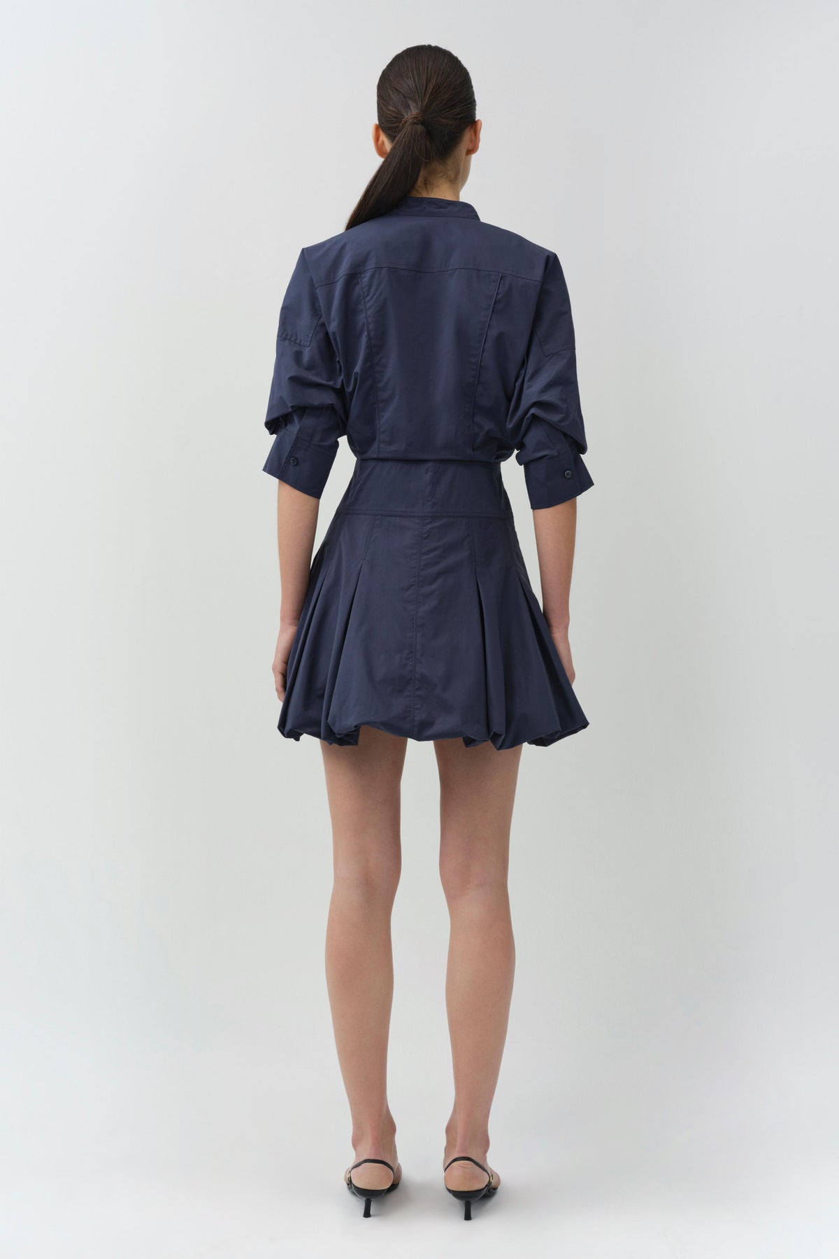 Effie Cotton Bubble Mini Dress