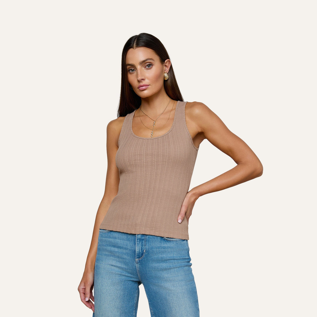 Adira Scoopneck Tank
