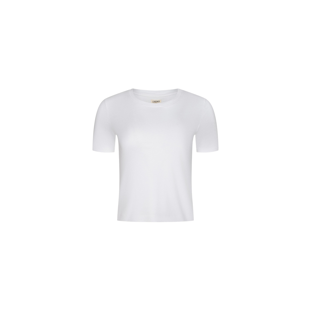 Stormy Cropped Cotton Tee