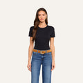Aileen Cotton Crewneck Tee