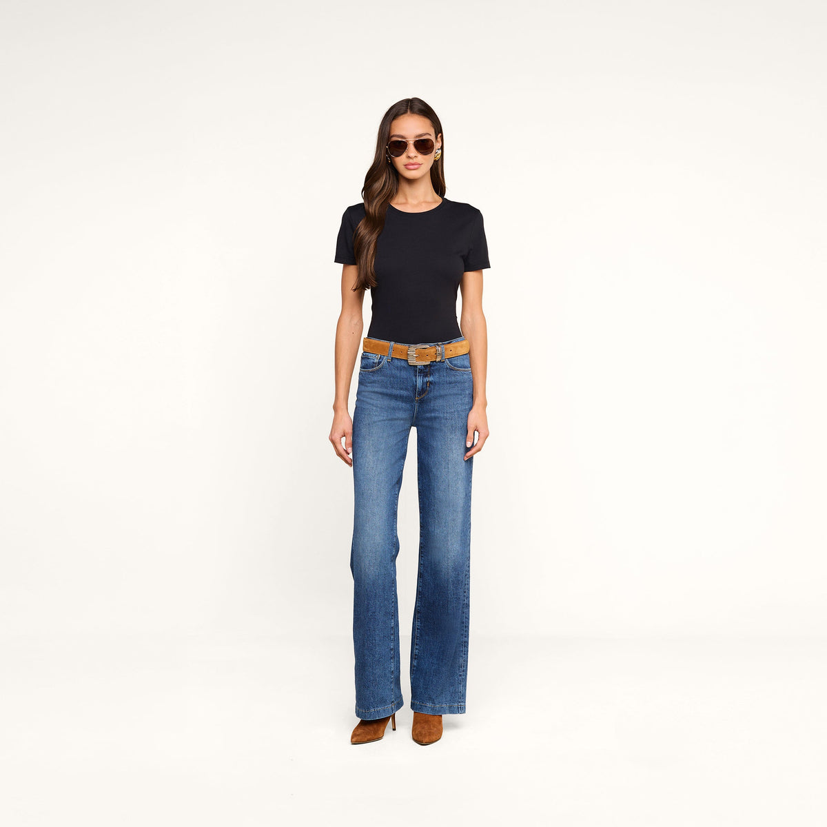 Aileen Cotton Crewneck Tee
