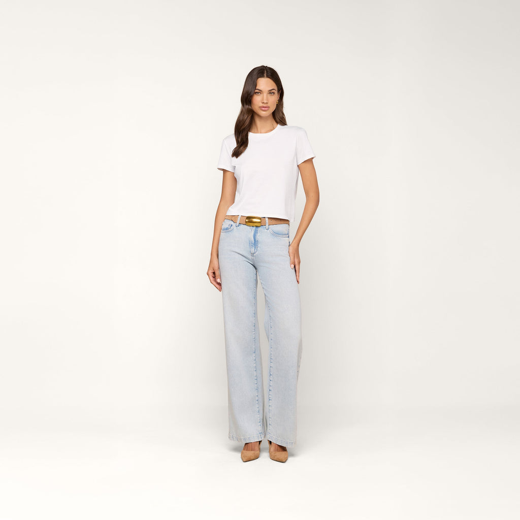 Aileen Cotton Crewneck Tee