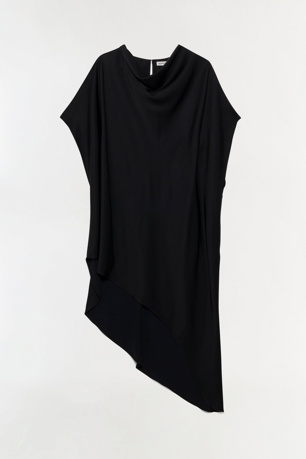 Sadia Satin Mini Cape Dress