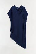 Sadia Satin Mini Cape Dress