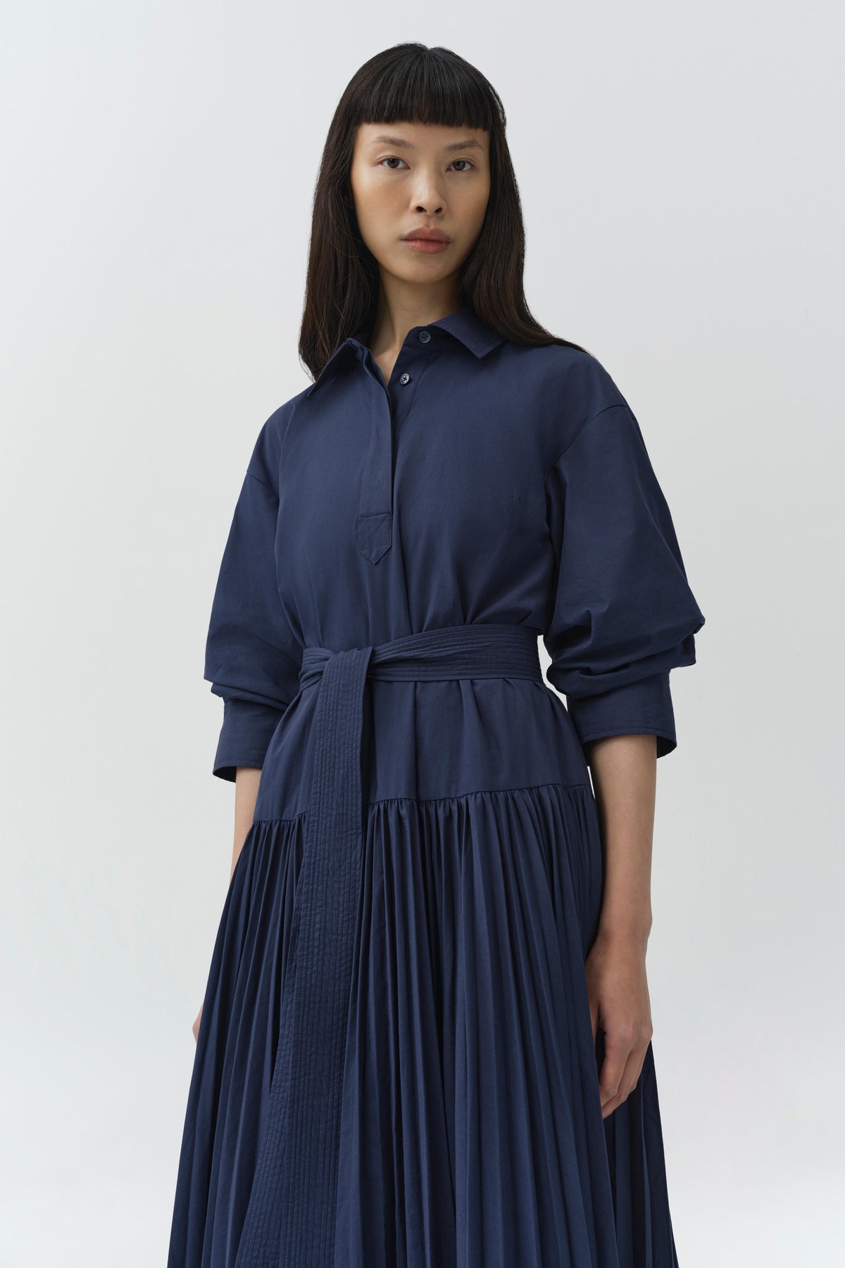 Arlo Belted Cotton Maxi Dress