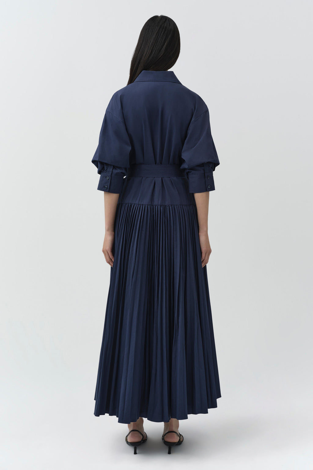 Arlo Belted Cotton Maxi Dress