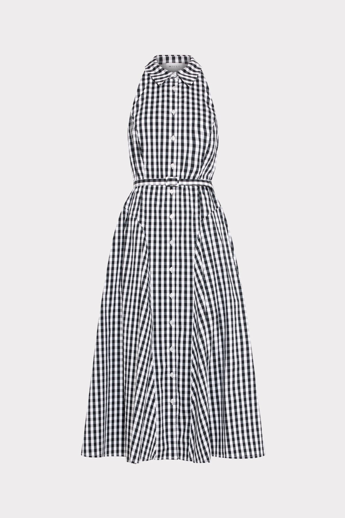 Maxine Gingham Midi Dress