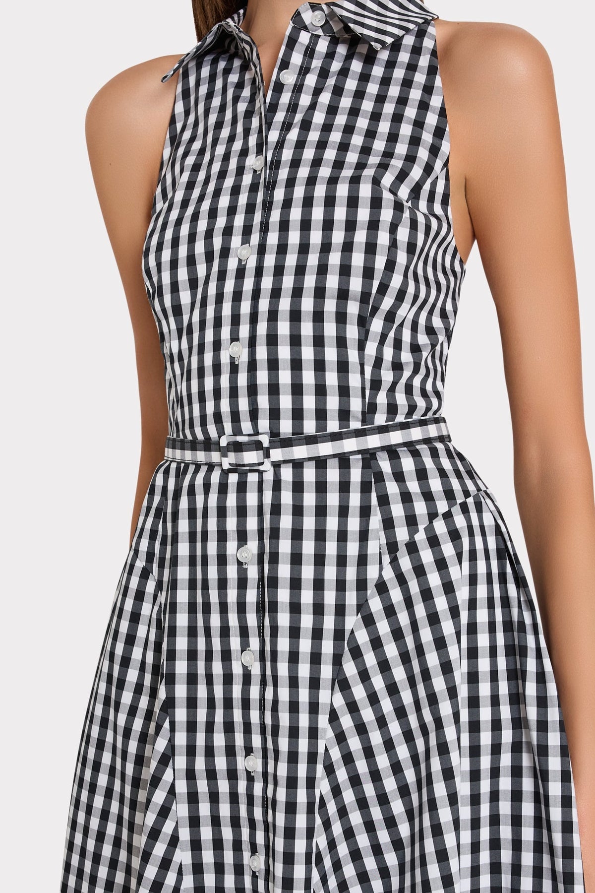 Maxine Gingham Midi Dress