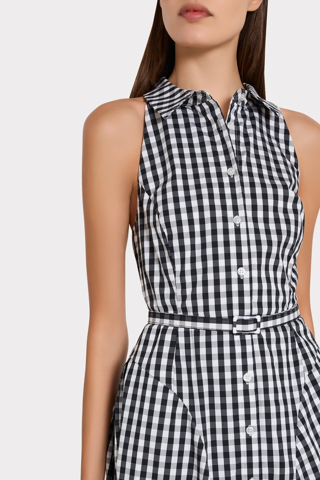 Maxine Gingham Midi Dress