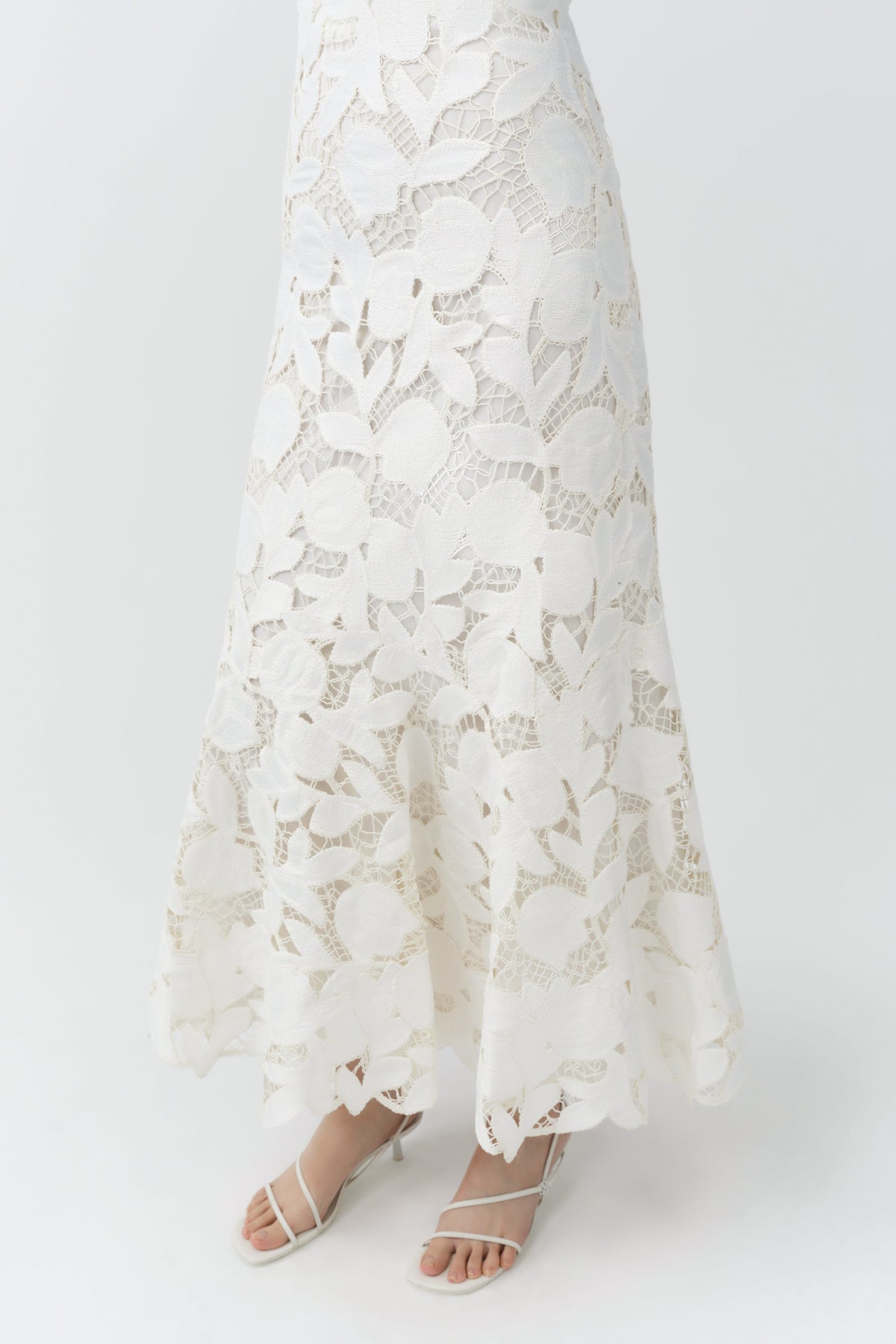 Valletta Strapless Embroidered Dress