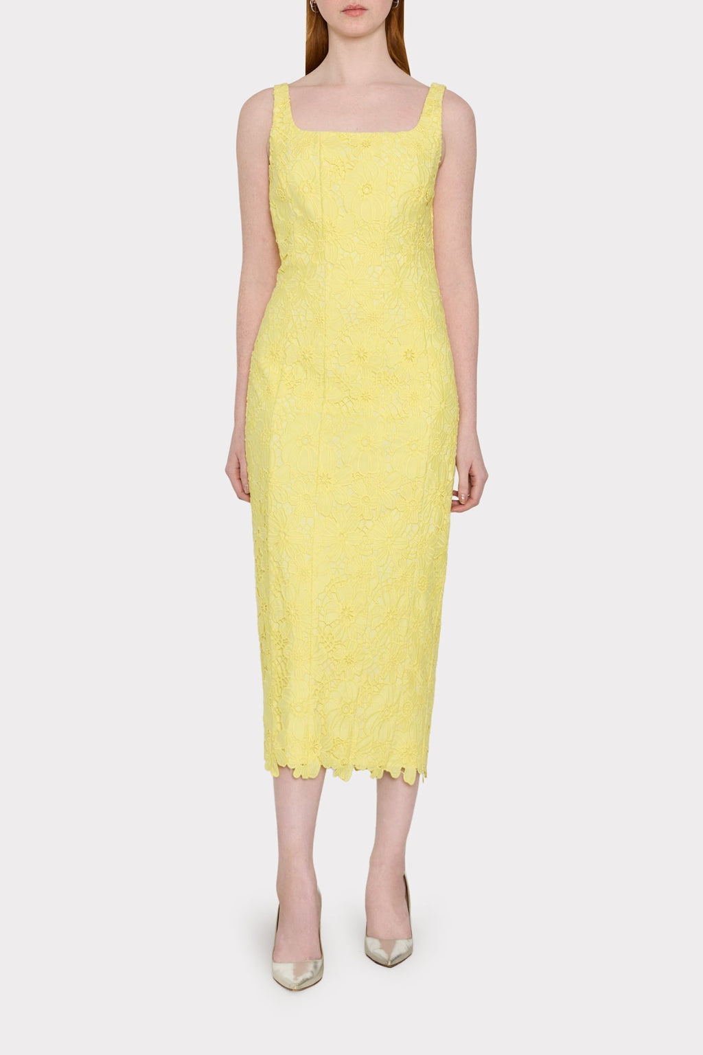Izel Lace Midi Dress