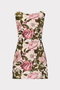 Lane Floral Jacquard Mini Dress