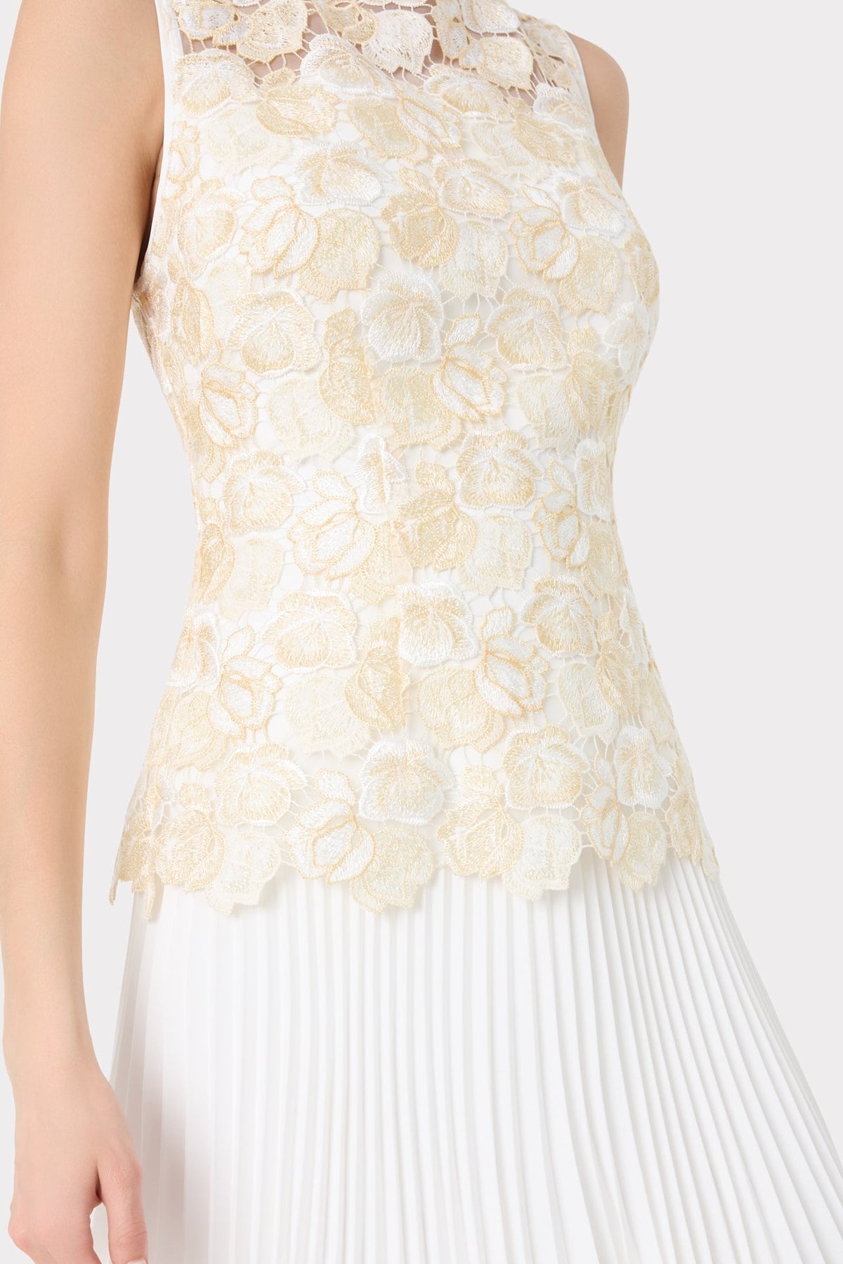 Maggie Pleated Mini Dress