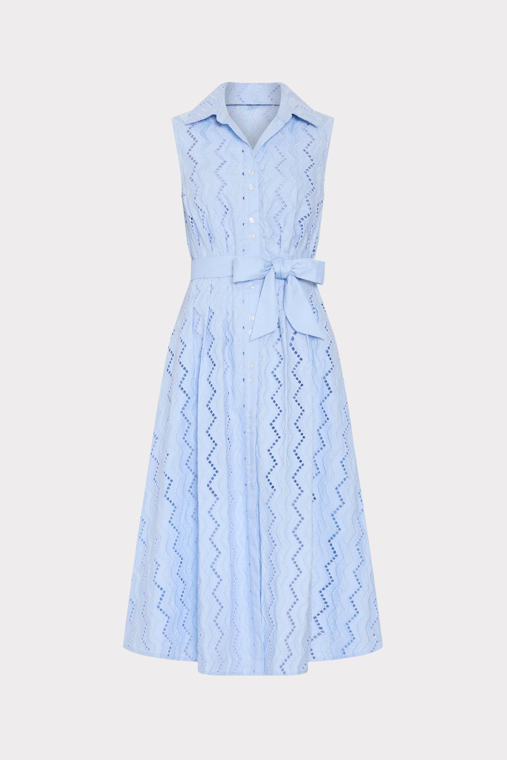 Leya Eyelet Midi Dress