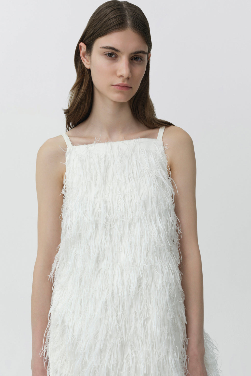 Kalla Fringe Jacquard Mini Dress