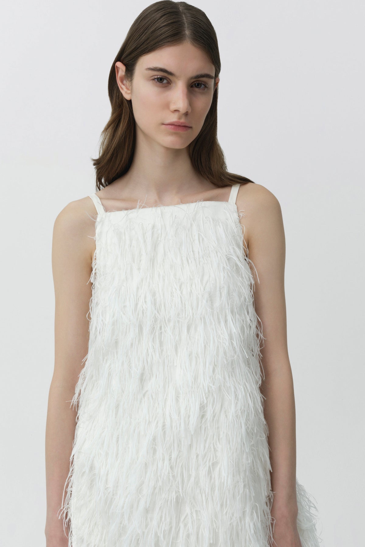 Kalla Fringe Jacquard Mini Dress