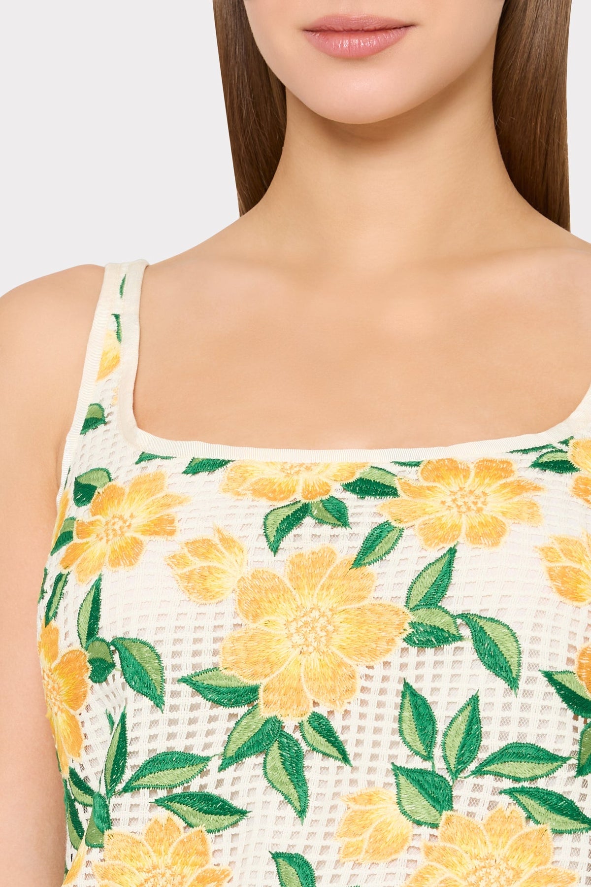 Maria Embroidered Mini Dress