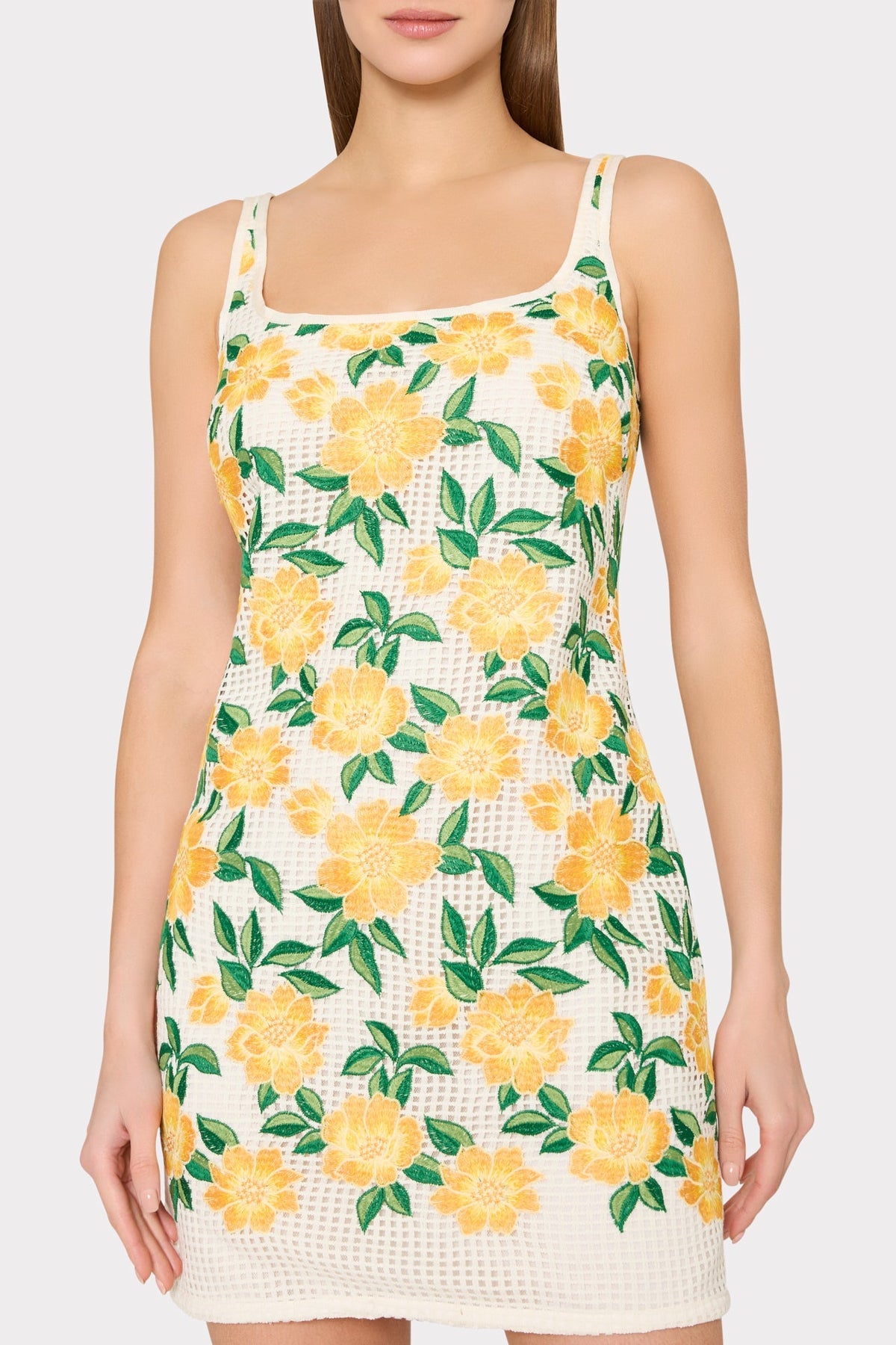 Maria Embroidered Mini Dress