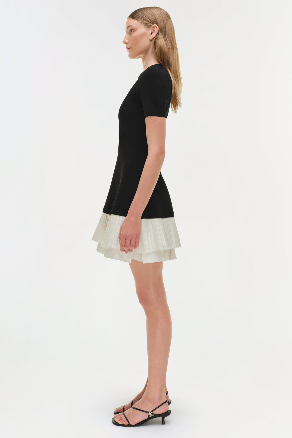 Lorin Taffeta Knit Midi Dress