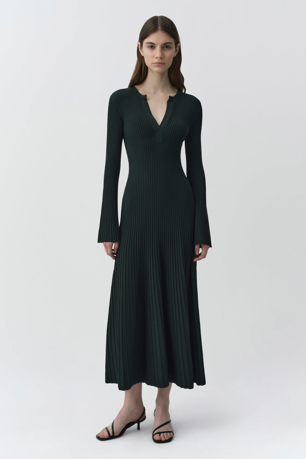 Genna Compact Knit Midi Dress