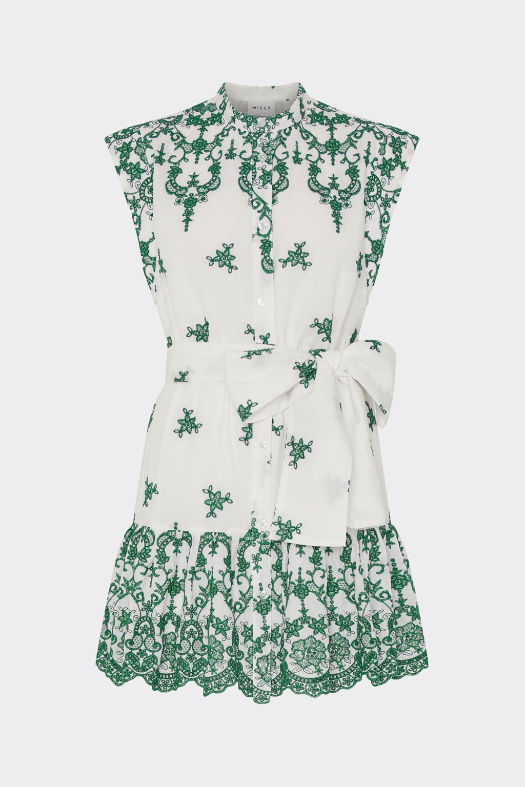 Neelie Embroidered Mini Dress