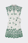 Neelie Embroidered Mini Dress