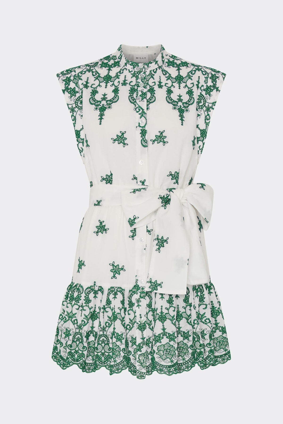 Neelie Embroidered Mini Dress